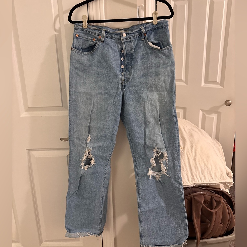 Levi’s ribcage straight jeans